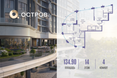 Россия, Москва, улица Нижние Мнёвники, ЖК «Остров», К7-й квартал, Ск3 - Фотография