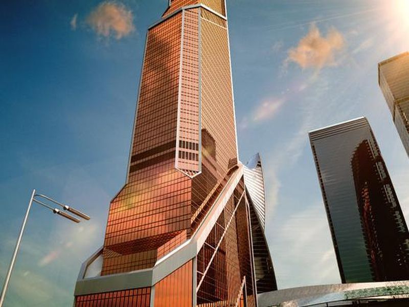 Оранжевая башня москва сити