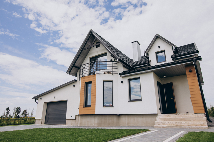Header house isolated field