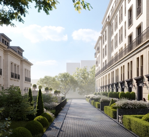 Vertical slider quartier d or view