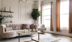 Wide thumb modern living room style