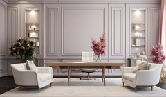 Wide thumb interior design neoclassical style with furnishings decor