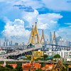 Art thumb beautiful cityscape bangkok highway bridge thailand