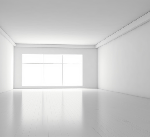 Vertical slider modern empty room