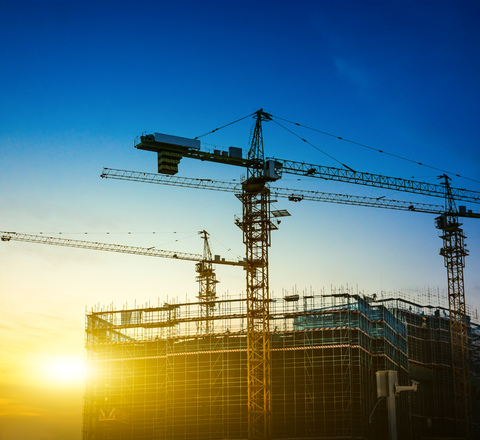 Vertical slider power plant construction