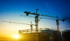 Wide thumb power plant construction